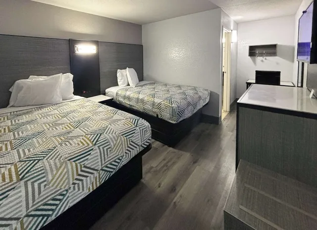 غرفة بسريرين مزدوجين، Motel6 Meridian, MS 2/6
