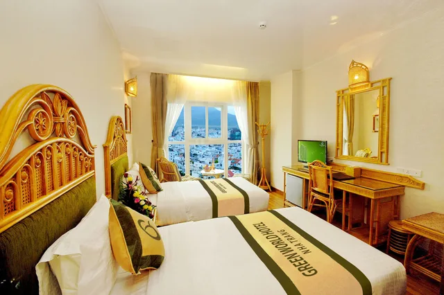 غرفة مريحة بسرير كوين بإطلالة على المدينة، GREEN WORLD HOTEL NHA TRANG 6/10