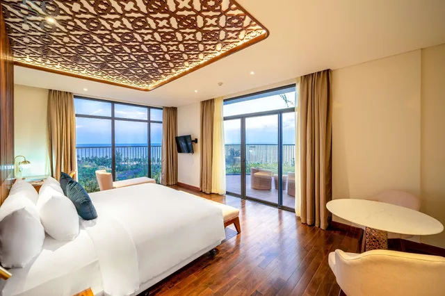 جناح رئاسي بسرير كينج وسرير كوين وسريرين منفصلين بشرفة بـ3 غرف نوم بمنطقة جلوس، Best Western Premier Sonasea Phu Quoc 5/15