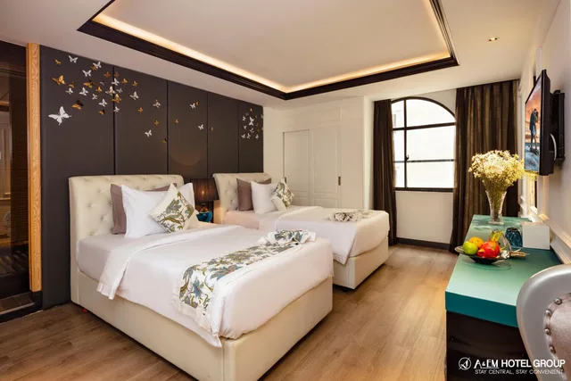جناح بريميير بمطبخ صغير، A&EM Saigon Hotel 7/10