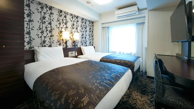 Design, Compact, Standard, Twin Beds, Smoking، Apa Villa Osaka Tanimachi 4 Chome 1/1