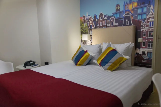 غرفة قياسية بسريرين منفصلين، France Hotel Amsterdam 4/9
