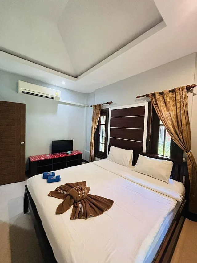 فيلا بسريرين مزدوجين بغرفتي نوم، Oscar Villa Aonang Krabi 3/10