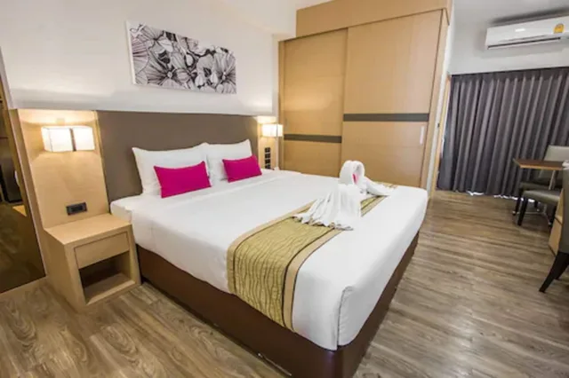 استوديو بسريرين منفصلين، Pacific Park Hotel And Residence 2/4
