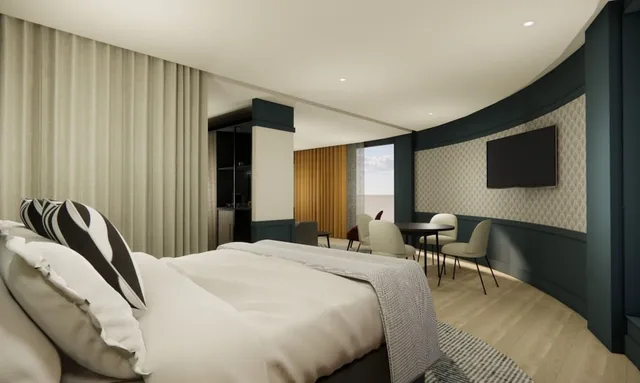 جناح ركني بسرير كينج، Hotel Indigo Gloucester - The Forum by IHG 3/8