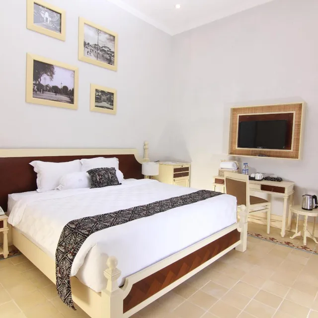 غرفة ديلوكس بسرير مزدوج، Java Villas Boutique Hotel & Resto 2/9