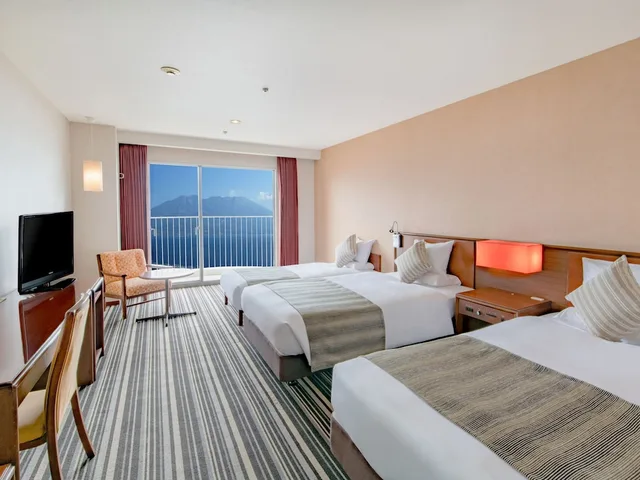 Superior, Triple, Twin Beds, Khalifa View, Art Hotel Kagoshima 1/2