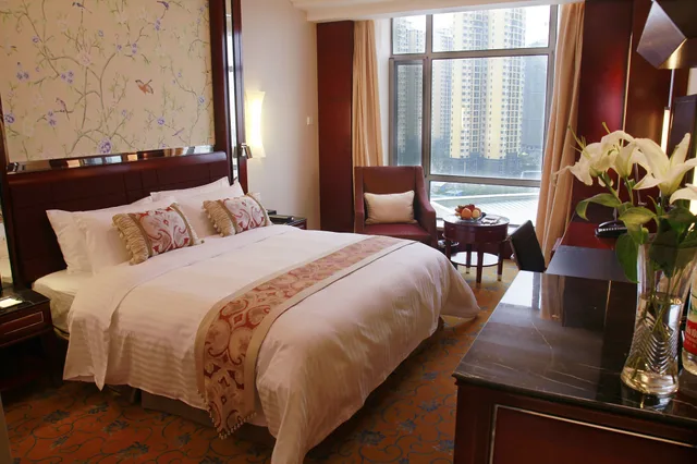 غرفة بزنس بسرير كوين، Xiaogan Yuji Grand Hotel 1/2