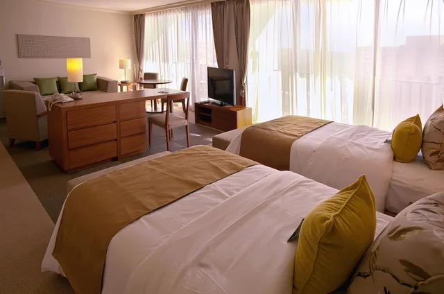 Ocean, Suite, Twin Beds, Ocean View, Beach Tower، Guam Reef Olive Spa Resort 3/7