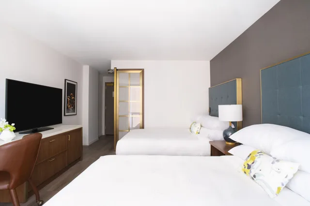 غرفة ديلوكس بسريرين مزدوجين بإطلالة، Le Meridien Essex Chicago 2/10