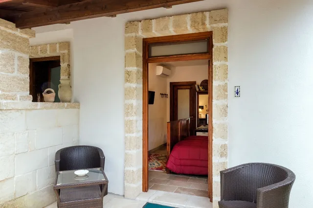غرفة كومفورت بسرير كوين، Masseria L'uliveto 9/9