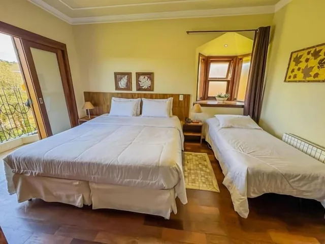 غرفة قياسية ثلاثية بسرير كوين وسرير فردي، Pousada Victoria Villa 8/10