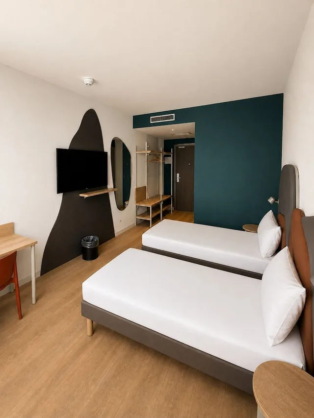 غرفة قياسية بسريرين منفصلين، ibis Styles Zumaia Zestoa 3/7
