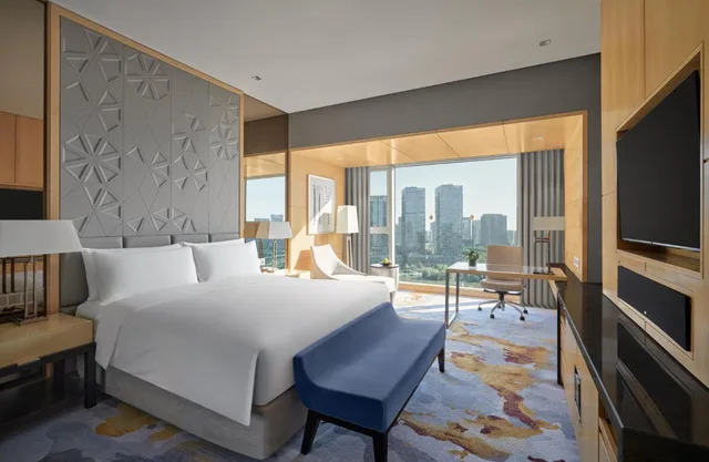جناح بسرير كينج بغرفة نوم واحدة مع دخول صالة النادي، Intercontinental Ningbo 2/5