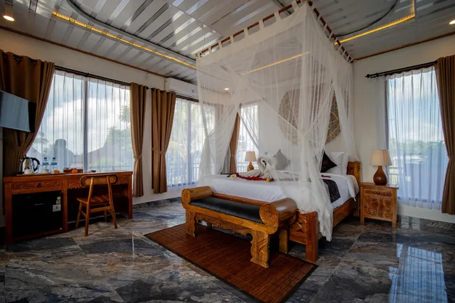 غرفة غراند ديلوكس بسرير مزدوج بجاكوزي، Campuhan Sebatu Resort 1/1