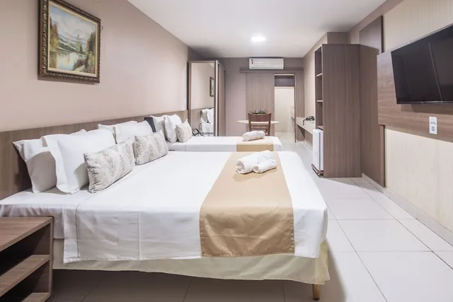 غرفة كومفورت بسرير مزدوج وسرير فردي، Amuarama Hotel 5/10