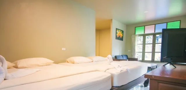 استوديو عائلي بسريرين كوين، Pai Panalee the Nature Boutique Hotel 1/10