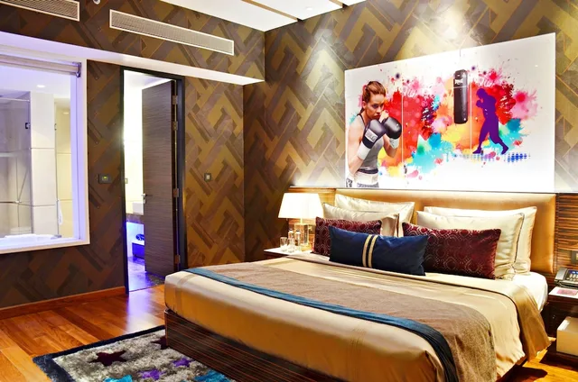 غرفة سوبيريور بإطلالة على الحديقة بغرفة نوم واحدة للمدخنين، Planet Hollywood Beach Resort 2/4
