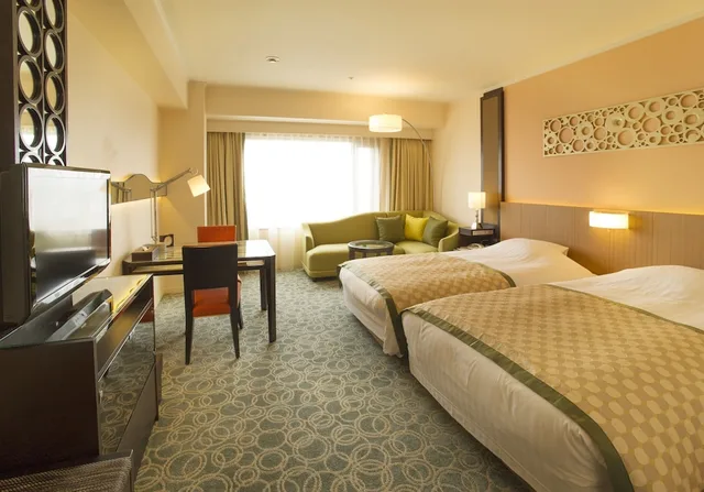 غرفة بريميير بسريرين منفصلين، Jr Hotel Clement Tokushima 1/2