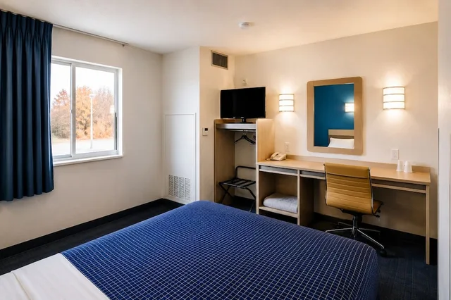 غرفة بسرير كوين لذوي الإعاقة، Econo Lodge Menomonie WI 6/10