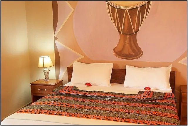 غرفة قياسية بسرير مزدوج، Bamboo Garden Hotel 2/3