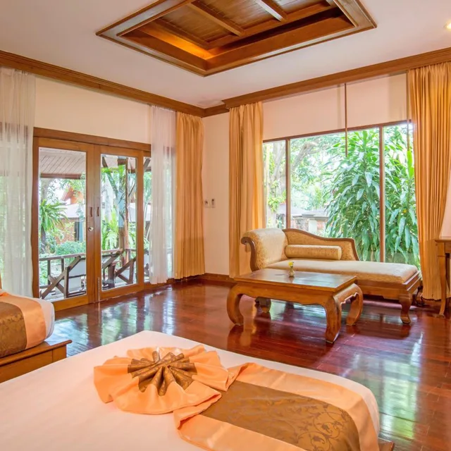 Tropical, Villa, Twin Beds, Sofa، Sand Sea Resort Railay Beach 4/6