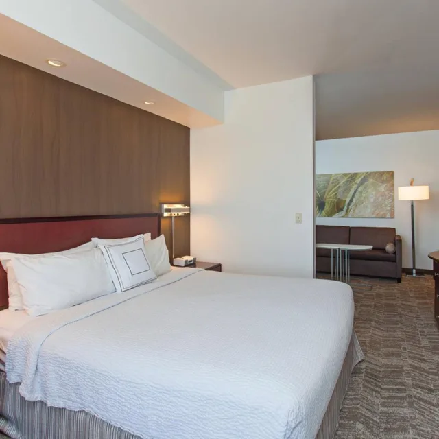 جناح بسرير كينج مع سرير سحّاب إضافي مع أريكة بحوض استحمام لذوي الإعاقة، SpringHill Suites by Marriott El Paso 2/7