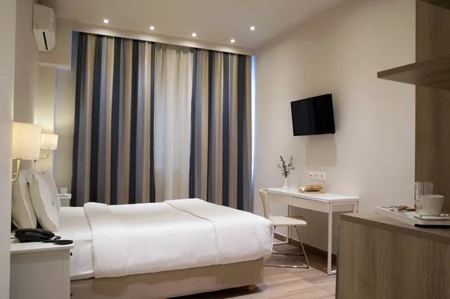 غرفة اقتصادية بسرير مزدوج، Piraeus City Hotel 5/6