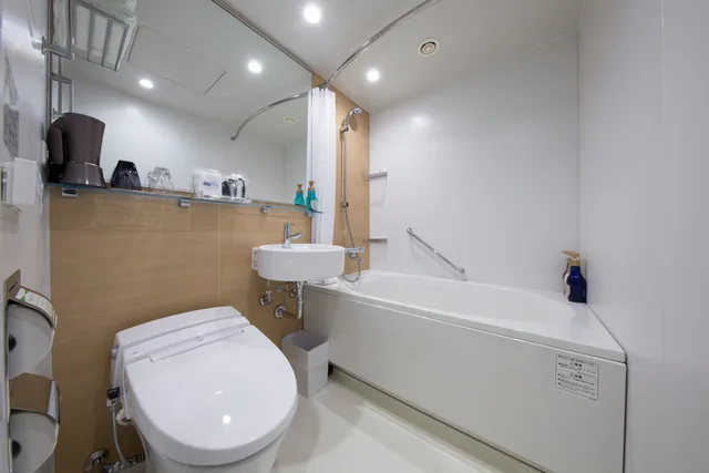 غرفة كومفورت بسرير مزدوج بحوض استحمام، Shizutetsu Hotel Prezio Kyoto Shijo 2/3