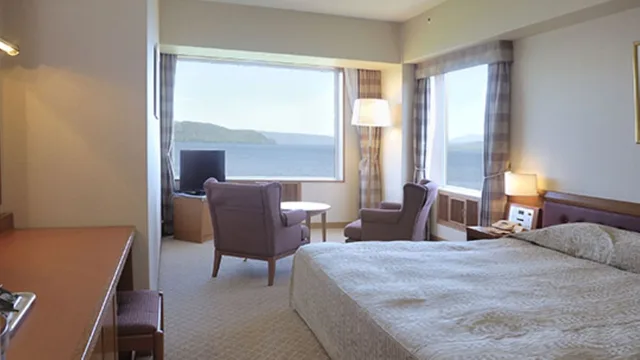 غرفة سوبيريور ركنية بسرير مزدوج، Kussharo Prince Hotel 1/2
