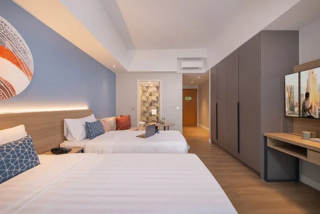 استوديو بريميير كلاسيكي بسريرين منفصلين، Citadines Roces Quezon City 1/7