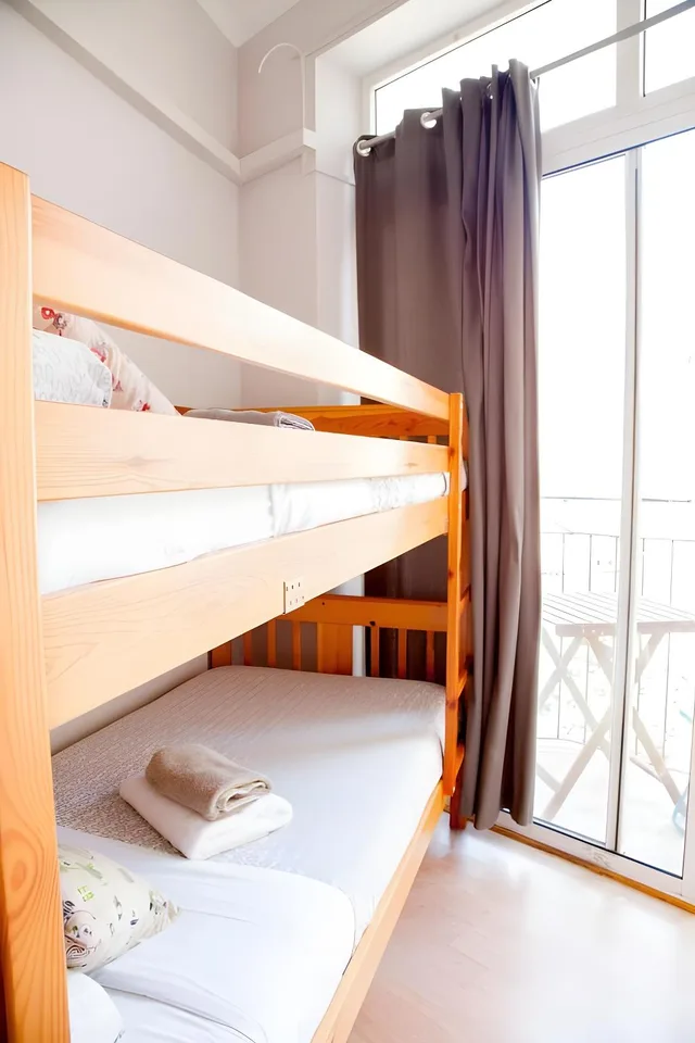 غرفة بأسرّة بطابقين بحمام مشترك، Wow Hostel Barcelona 2/2