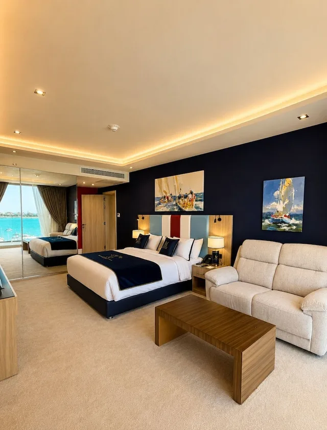 Capri, Queen Bed, M Hotels at Porto Marina 2/3
