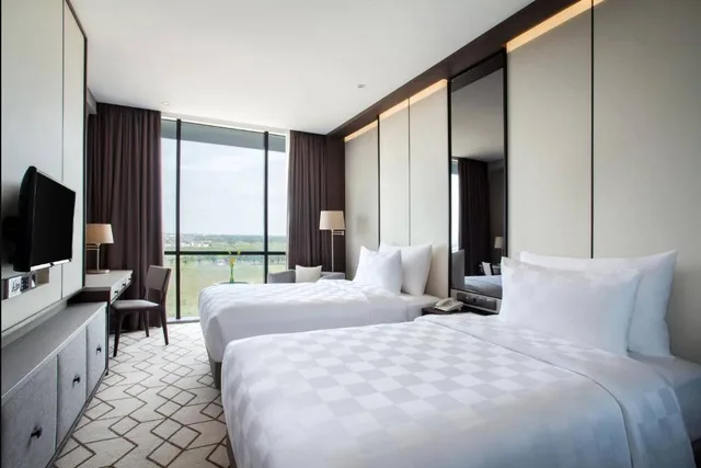 غرفة ديلوكس بسريرين منفصلين، Wyndham Opi Hotel Palembang 2/5