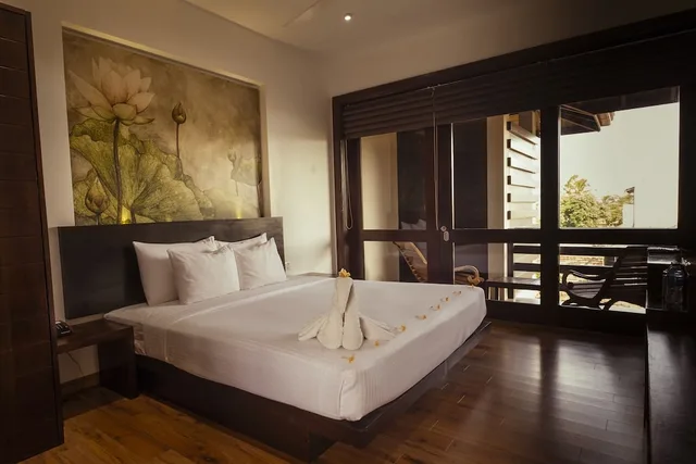 غرفة ديلوكس بسريرين منفصلين بشرفة، Terrace Green Hotel 6/10