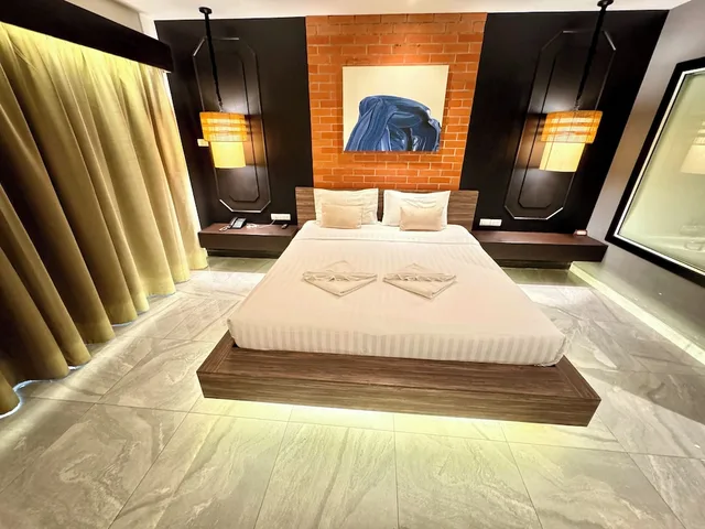 غرفة سوبيريور بسرير كينج بحوض استحمام، De Coze Hotel 8/10