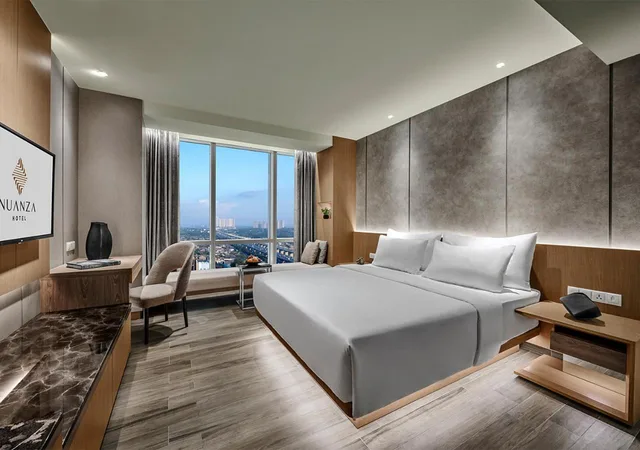 Designer, Double Bed، Nuanza Hotel and Convention Cikarang 1/8