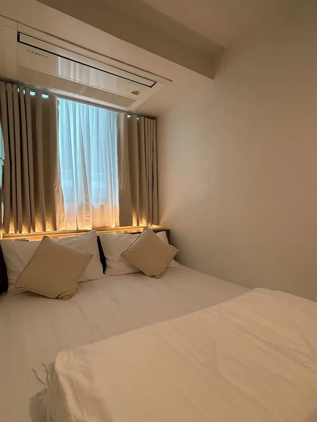 غرفة بسرير كوين بحمام مشترك، MONOMER HOSTEL BANGKOK 1/1