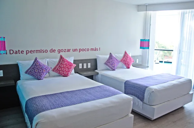 غرفة ديلوكس ثلاثية بسريرين مزدوجين، Fontan Ixtapa 2/8
