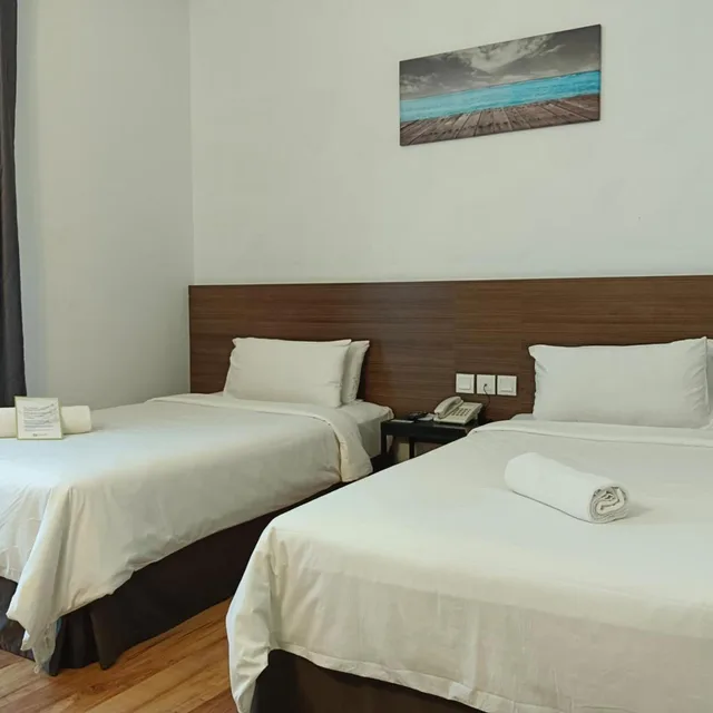 غرفة بريميير بسرير مزدوج أو سريرين منفصلين، Fuller Hotel 3/4