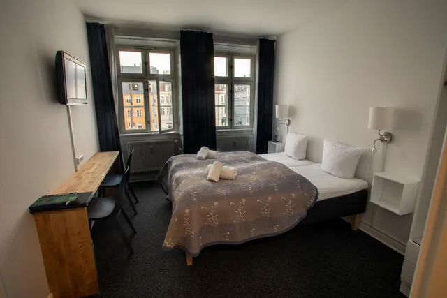 غرفة بسرير مزدوج أو سريرين منفصلين، Hotel Bethel 8/10