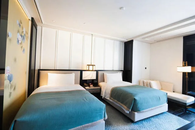 غرفة بسريرين منفصلين، Hangzhou Jiutai Hotel 2/2