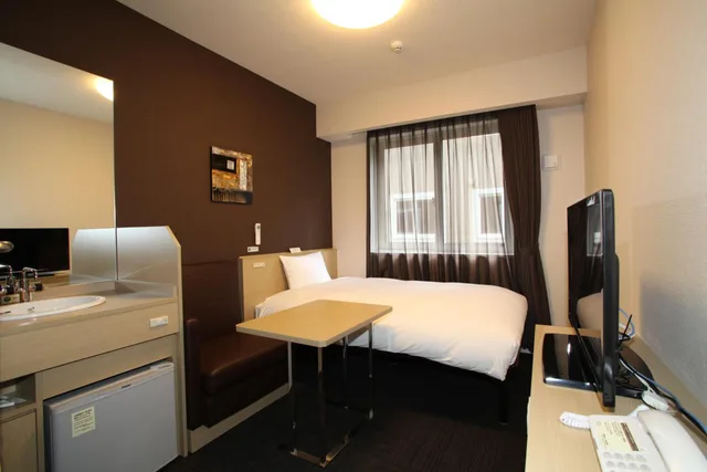 غرفة مفردة بحمام مشترك للمدخنين، Hotel Route-Inn Kesennuma 3/3