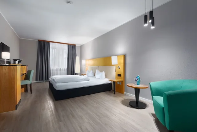 غرفة سوبيريور بسرير كوين، Hotel Egelsbach Frankfurt 4/10