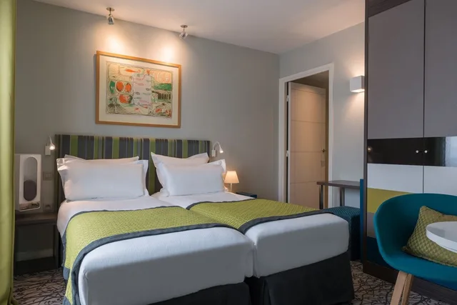 غرفة قياسية بسريرين منفصلين، Hotel Le Mareuil 7/10