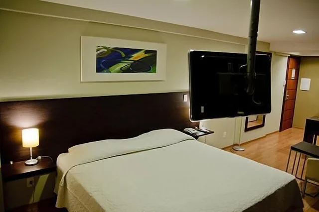 غرفة قياسية مفردة بسريرين منفصلين، Mont Blanc Apart Hotel Duque de Caxias 3/5