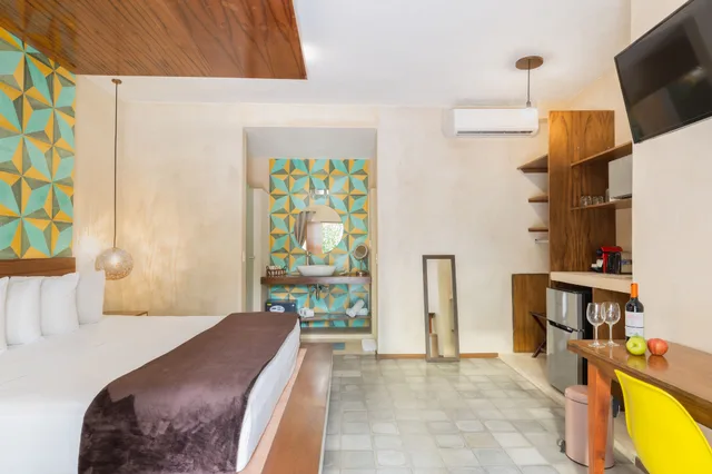 غرفة فاخرة بسرير كينج، Quinta Margarita Suites 4/6