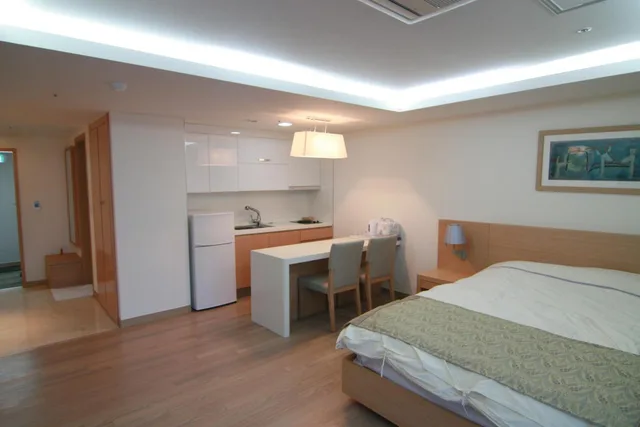 غرفة ديلوكس عائلية، Kumho Tongyeong Marina Resort 4/8