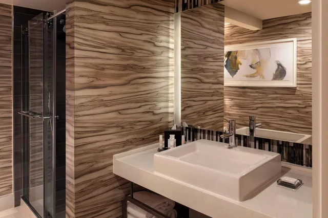 غرفة بسرير مزدوج لذوي الإعاقة، Marriott Research Triangle Park 4/4