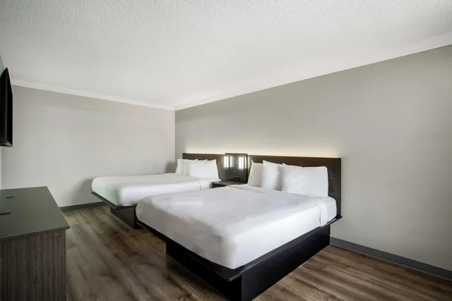 2 Queen Beds - Mob Acc RI Shwr Nsmk Micfridg، Motel6 San Antonio, TX – I-35 North Corridor 9/10